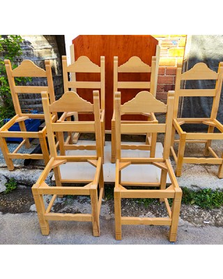 ΞΥΛΙΝΕΣ ΚΑΡΕΚΛΕΣ 6 ΤΕΜΑΧΙΑ