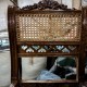WOODEN CHAIR GONIDAKIS WITH WOODCARVING